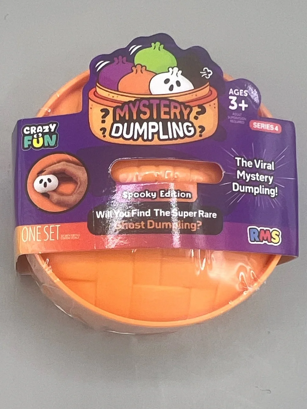 RMS Crazy Fun SPOOKY EDITION Mini Mystery Dumplings Squishies 3 Pack SEALED👻🎃